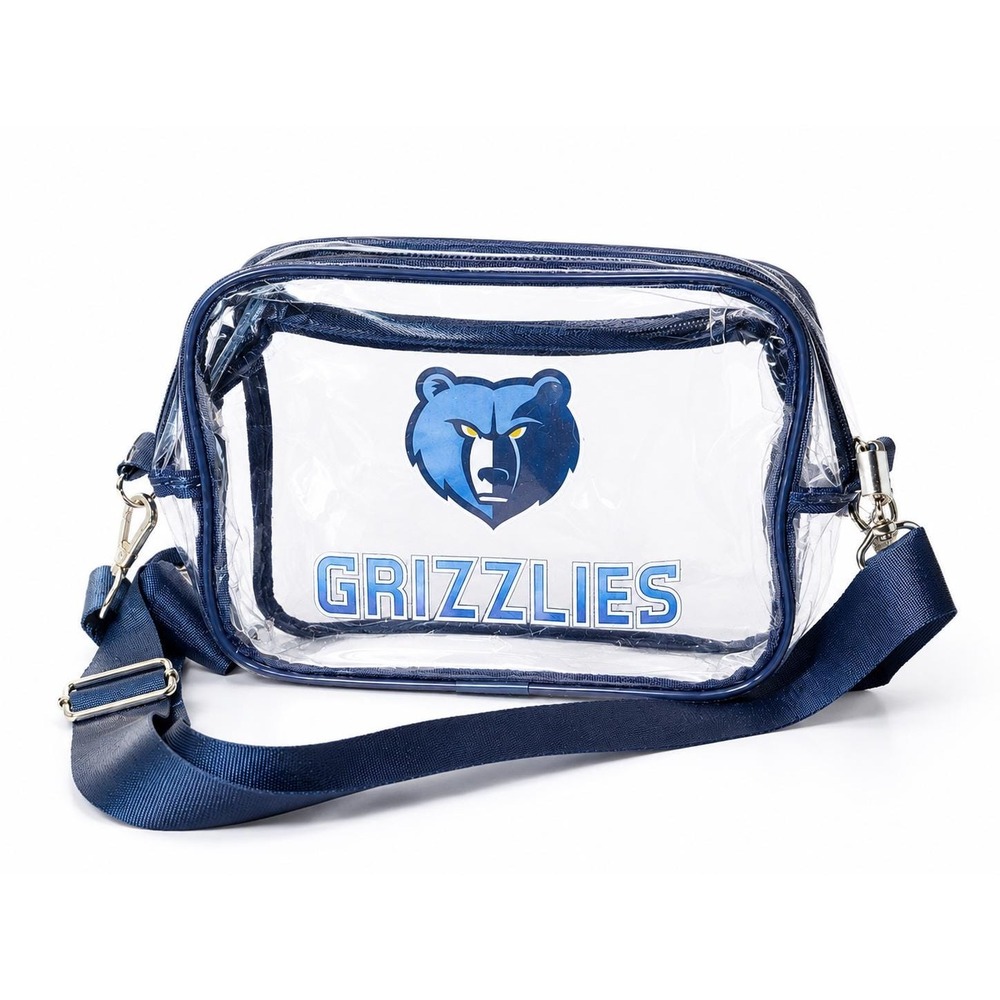 Memphis Grizzlies Clear Crossbody Bag